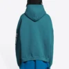 Sudadera con capucha Balenciaga de corte amplio «Indigo» 674986TLVJ24480
