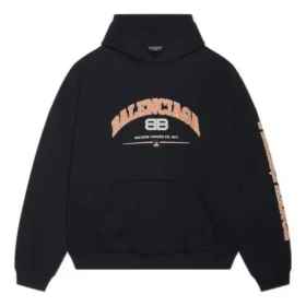 Sudadera con capucha Balenciaga de corte amplio «Negro» 674986TLVJ21074