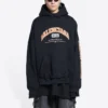 Sudadera con capucha Balenciaga de corte amplio «Negro» 674986TLVJ21074