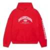 Sudadera con capucha Balenciaga de corte amplio «Rojo» 674986TLVJ26441
