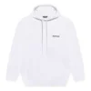 Sudadera con capucha Balenciaga para hombre, de algodón puro, blanca 570811TJV859040