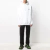 Sudadera con capucha Balenciaga para hombre, de algodón puro, blanca 570811TJV859040