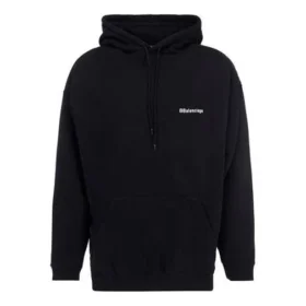 Sudadera con capucha Balenciaga para hombre, de algodón puro, negra 570811TJV851070