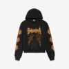 Sudadera con capucha Balenciaga Sacra Cœur de corte medio para mujer, en color negro Sudadera con capucha Balenciaga Sacra Cœur de corte medio para mujer, en color negro