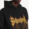 Sudadera con capucha Balenciaga Sacra Cœur de corte medio para mujer, en color negro Sudadera con capucha Balenciaga Sacra Cœur de corte medio para mujer, en color negro