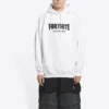 Sudadera con capucha Balenciaga x FORTNITE de corte medio «Blanca» 600583TLVO49040