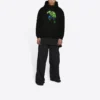 Sudadera con capucha Balenciaga x Marvel Hulk, corte medio «Negro» 600583TLV581000
