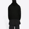 Sudadera con capucha Balenciaga x Marvel Hulk, corte medio «Negro» 600583TLV581000