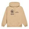 Sudadera con capucha Balenciaga x Programa Mundial de Alimentos, corte medio, «Beige» 600583TJVK49605