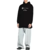 Sudadera con capucha Balenciaga x WFP de corte medio «Black» 600583TMVL11070