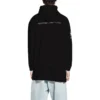 Sudadera con capucha Balenciaga x WFP de corte medio «Black» 600583TMVL11070