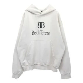 Sudadera con capucha BB Be Different «Ecru Black» 720426TNVB49784