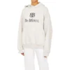 Sudadera con capucha BB Be Different «Ecru Black» 720426TNVB49784