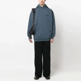 Sudadera con capucha BB de corte medio «Azul-negro» 570811TNVG84183