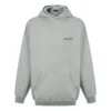 Sudadera con capucha BB de corte medio «Gris» 570811TNVG89244