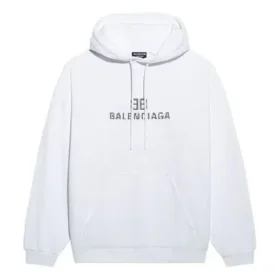 Sudadera con capucha BB Pixel de corte medio «Blanca» 578135TKVI89040