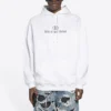 Sudadera con capucha BB Pixel de corte medio «Blanca» 578135TKVI89040