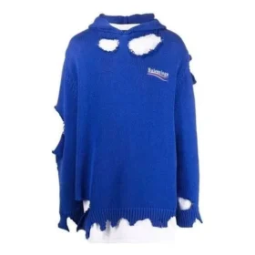 Sudadera con capucha «Blue» de la campaña «Political Campaign Destroyed» 662718T32124691 Sudadera con capucha «Blue» de la campaña «Political Campaign Destroyed» 662718T32124691