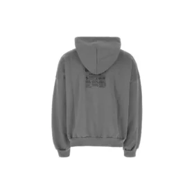 Sudadera con capucha Care Label de corte medio «Gris-Negro» 725565TNVL61219