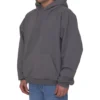 Sudadera con capucha Care Label de corte medio «Gris-Negro» 725565TNVL61219