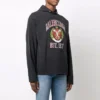 Sudadera con capucha con estampado del logotipo universitario «Black» 674685TLV891076