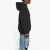 Sudadera con capucha, cordón y mangas largas de felpa Bb Pixel, negra 578135TKVI81070