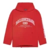 Sudadera con capucha corta de Balenciaga «Cardi Red» 670946-TLVJ3-6441