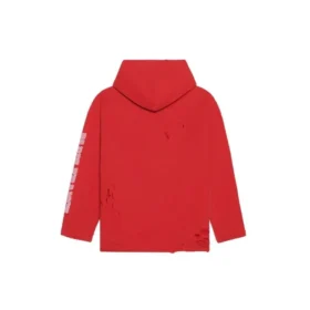 Sudadera con capucha corta de Balenciaga «Cardi Red» 670946-TLVJ3-6441
