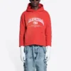 Sudadera con capucha corta de Balenciaga «Cardi Red» 670946-TLVJ3-6441