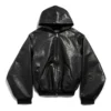 Sudadera con capucha, cremallera y forro, corte amplio «Negro» 790311TQS141000