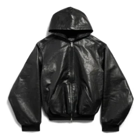 Sudadera con capucha, cremallera y forro, corte amplio «Negro» 790311TQS141000