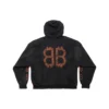 Sudadera con capucha Crypto, corte medio «Black Faded» 742603TOVN71055