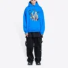 Sudadera con capucha de algodón Balenciaga x THE SIMPSONS, corte amplio «Azul» 674986TLVG84210