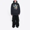 Sudadera con capucha de algodón Balenciaga x THE SIMPSONS, corte amplio «Black» 674986TLVG81000