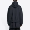 Sudadera con capucha de algodón Balenciaga x THE SIMPSONS, corte amplio «Black» 674986TLVG81000