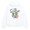 Sudadera con capucha de algodón Balenciaga x THE SIMPSONS, corte amplio «Blanco» 675003TLVG89016