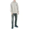 Sudadera con capucha de algodón Barcode «Gris» 651799TKVE68174