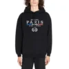 Sudadera con capucha de algodón BB Paris Flag «Negro» 570811TGV681000