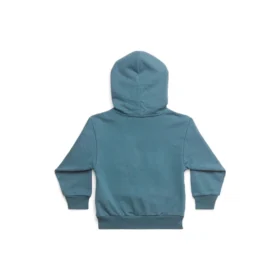 Sudadera con capucha de algodón con estampado de logotipo «Blue» 682019TOVK64005