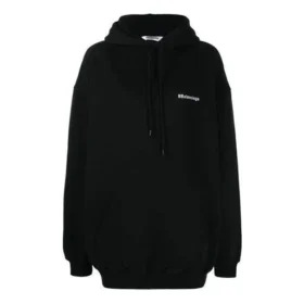 Sudadera con capucha de algodón con logotipo de la colección SS21, color negro 578135TJV851070