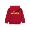 Sudadera con capucha de algodón Tape Type «Rojo» 682019TOVB36400
