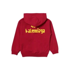 Sudadera con capucha de algodón Tape Type «Rojo» 682019TOVB36400