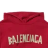 Sudadera con capucha de algodón Tape Type «Rojo» 682019TOVB36400