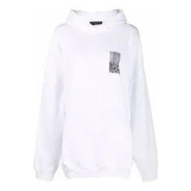 Sudadera con capucha de algodón «White» 651799TKVE69040
