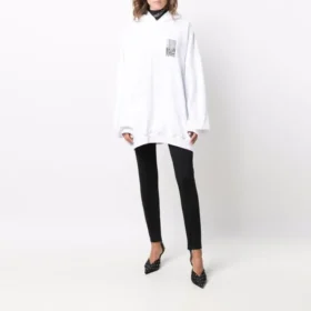 Sudadera con capucha de algodón «White» 651799TKVE69040