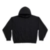 Sudadera con capucha de corte medio «Black Faded» 742603TOVF39034