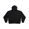 Sudadera con capucha de corte medio «Black Faded» 742603TOVF39034