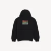 Sudadera con capucha de corte medio «Bumper Stickers» para hombre en negro Sudadera con capucha de corte medio «Bumper Stickers» para hombre en negro