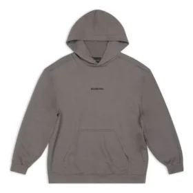 Sudadera con capucha de corte medio «Grey» 600583TNVH11227