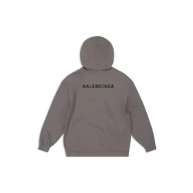Sudadera con capucha de corte medio «Grey» 600583TNVH11227
